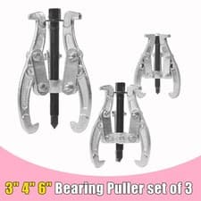 Image of 3'' 4'' 6'' 3 Jaw Gear Hub Bearing Puller Removal Tool 3 Leg Reversible 3pcs/set