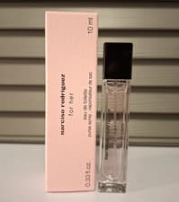 Image of ~ NEW ~ NARCISO RODRIGUEZ FOR HER 10ml EAU DE TOILETTE PURSE SPRAY **BOXED**