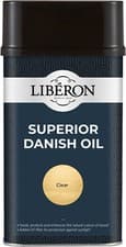 Image of Superior Danish Oil Liberon 1 Litre Brings out the Natural Grain of the Timber