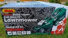 Image of Webb ER36 36cm Electric Rotary 'Classic' Push Lawn Mower - 1600w