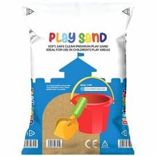 Image of Kids Play Sand 20kg Soft Washed Natural Non Toxic Sandpit Sand Garden Outdoor