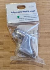 Image of CROYDEX ADJUSTABLE WALL BRACKET FOR SHOWER HEAD HANDSET - CHROME