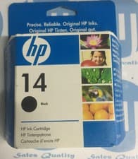 Image of HP 14 Black InkJet Print Cartridge (NEW & SEALED)