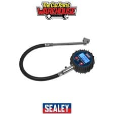Image of Sealey TST003 Digital Tyre Pressure Gauge with Twin Push-On Connector