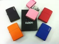 Image of Zippo Genuine Windproof Matte Finish Lighters With Logo