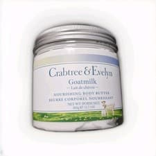 Image of Crabtree & Evelyn Goat Milk Body Butter Jar 360g