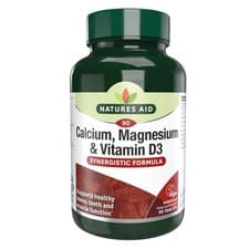 Image of Natures Aid Calcium Magnesium and D3 90 Tablets (Packaging May Vary)