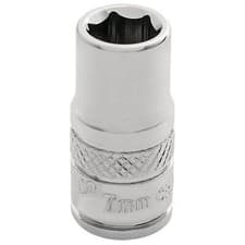 Image of Draper 1/4" Drive Polished Finish Hexagon Socket Metric 7mm