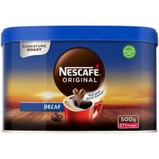 Image of Nescafé Original Decaff Coffee Tins | 6x500g | Free Delivery