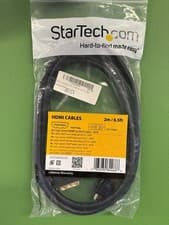Image of StarTech HDMI To DVI-D Cable Male To Male Monitor PC Display Lead 2m