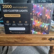 Image of LED Cluster Lights, Multi-Coloured, 700 LEDs, 10.5 m