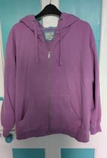 Image of Fat Face Ladies Hoodie - M - Purple