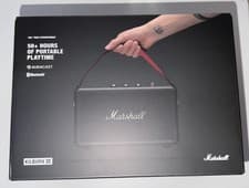Image of Marshall Kilburn III Portable Bluetooth Wireless Speaker,Black&Brass - Sealed