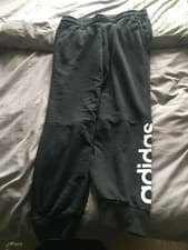 Image of Black Adidas Women’s Tracksuit Bottoms X Large - New