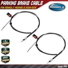 Image of 2x Hand Brake Cable Rear Side for Renault Megane 2008-2016 364000001R K13616 New