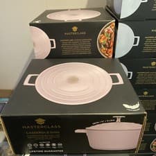 Image of MasterClass Cast Aluminium 5L Casserole Dish Lavender
