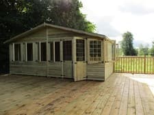 Image of 20x10 summer house Log lap T&G