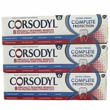 Image of Corsodyl Complete Protection Toothpaste Extra Fresh - 75ml X 3