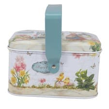 Image of Decorative Tea Tins Cookie Storage Containers Airtight Ceramic Jar