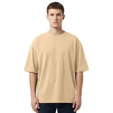 Image of Plain Oversized T-Shirt | Men’s 100% Organic Cotton Loose Fit Hip Hop Casual Tee