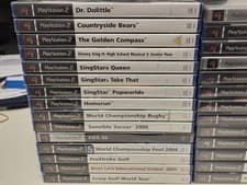 Image of PS2 NEW & SEALED Bundle. Fifa, Brian Lara, Rugby, Singstar, Countryside Bears.