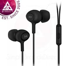 Image of Groov-e Mobile Buds Earphones with Remote Mic│Comfortable Fit│1.2M Cable│Black