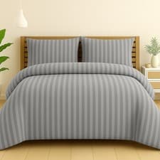Image of Egyptain Stripe Duvet Cover Quilt Covers Luxury Bedding Set Pillowcase All Sizes