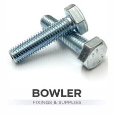 Image of M20 20mm Set Screws Fully Threaded Bolts Grade 8.8 High Tensile Zinc Plated BZP