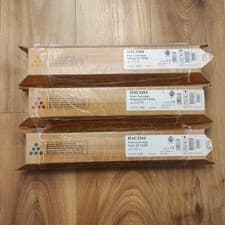 Image of GENUINE Ricoh SP C430E CMY Toner Cartridges 821095 821096 821097 New VAT Inc