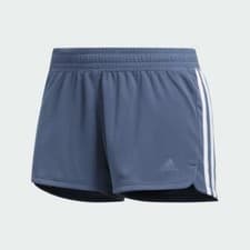 Image of Adidas Womens Performance Pacer 3 Stripe Knit Shorts 
