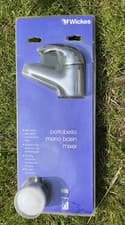 Image of WICKES PORTOBELLO MONO BASIN MIXER TAP SINGLE LEVER CHROME FINISH Unused
