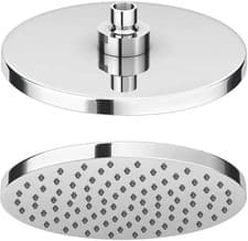 Image of Luxury Round 200mm Overhead Rain Shower Head Anti-Limescale Swivel Joint