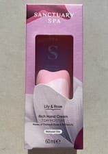 Image of Sanctuary Spa rich Hand Cream lily & rose 60ml