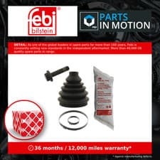 Image of CV Joint Boot Front Outer 49070 Febi C.V. Driveshaft Gaiter 1K0498203A Quality