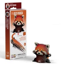 Image of EUGY Red Panda No.126 3D Model Craft Kit