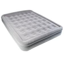Image of Vango Flocked Inflatable Camping Home Mattress / Airbed - High Rise Double
