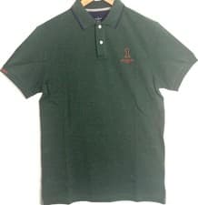 Image of Men's Hackett Heritage Polo Shirt Classic Fit Green - Size M