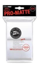 Image of Ultra Pro 100 Deck Protector Pro-Matte White Standard Cards 845131