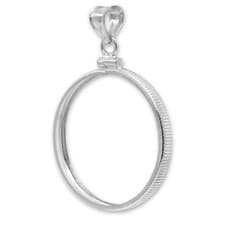 Image of Australian 50 cent Sterling Silver Coin Edge Bezel