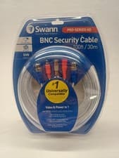 Image of Swann BNC CCTV Security Camera DVR Data Power Extension Cable 30m/100ft