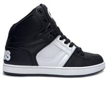 Image of OSIRIS SHOES NYC 83 CLK BLACK BLACK WHITE TRAINERS (UK 11 EUR 47)