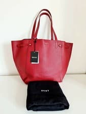 Image of DKNY Chelsea Pebbled Leather Large Tote Bag