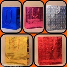 Image of Holographic Gift Bags Party Weddings Birthdays All Sizes And Colours