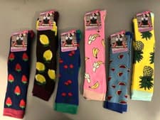 Image of Ladies Womens Long Knee High Thick Wellington Welly Boot Socks Festival Size 4/7