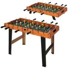 Image of Homcom A70-052 Table Football - Black/Wood