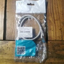 Image of DIGITUS CAT 5e SF-UTP Patch Cable, 0.5m, Network LAN DSL Ethernet Cable, PVC, AW