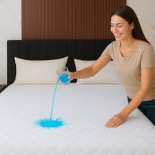 Image of Extra Deep Quilted Mattress Protector WATERPROOF Anti-allergic Fitted Bed Cover