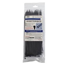 Image of Evo Labs Black Cable Ties 200 x 2.5mm 100 Pack