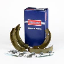 Image of Brake Shoes Set BBS6070 Borg & Beck Handbrake 1234200120 1084200120 A1164200020