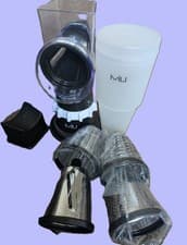 Image of MIU Rotary Drum Grater with 4 Attachments Black